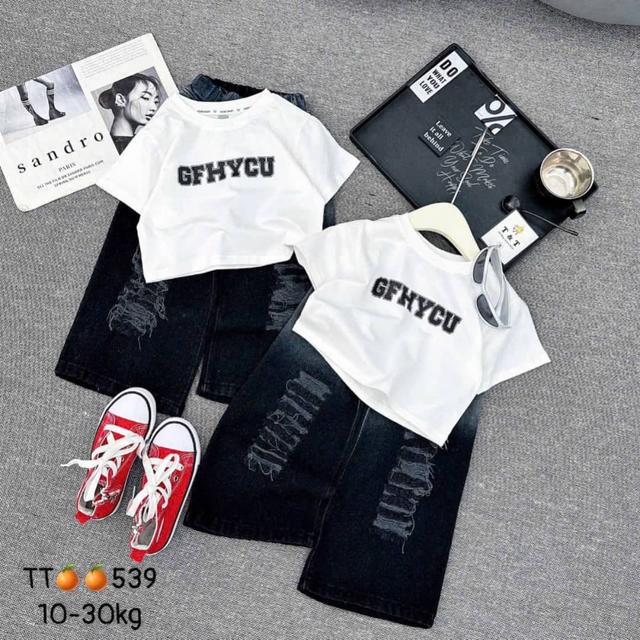 Lovely Quality Wear 2pcs Top and Jean